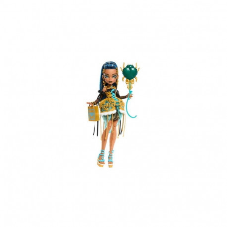 Monster High Scary Sweet Birthday Cleo De Nile Doll in Party Dress with Balloon & Gift