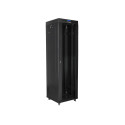 RACK CABINET 19" FREE-STANDING 42U/600X600 (FLAT PACK) WITH GLASS DOOR LCD BLACK LANBERG V2 RACK CABINET 19" FREE-STANDING 42U/600X600 (FLAT PACK) WITH GLASS DOOR LCD BLACK LANBERG V2