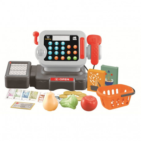 bo. Cash register with light and sounds