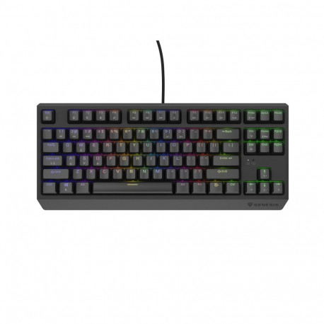 Genesis THOR 230 TKL mehaaniline mänguklaviatuur juhtmega US RGB must USB-A lineaarne