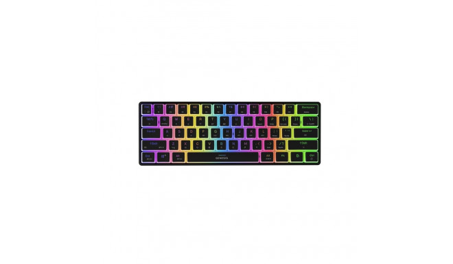 Genesis THOR 660 G2 | Gaming keyboard | Wireless/Wired | US | Black | 2.4 GHz, Bluetooth, USB | Line