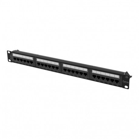 Lanberg 24-portiline 1U 19" CAT.6A UTP patch paneel PPUA-1024-B must