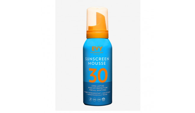 EVY TECHNOLOGY SPF30 ESPUMA PROTECTORA PARA TODO TIPO DE PIELES 100ML