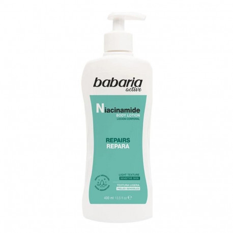 BABARIA ACTIVE NIACINAMIDE LOCION CORPORAL PIELES SENSIBLES CON DIFUSOR 400ML