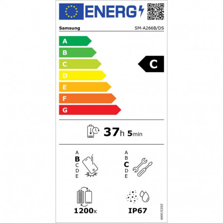 Samsung Galaxy A26 5G puhelin, 128/6 Gt, valkoinen