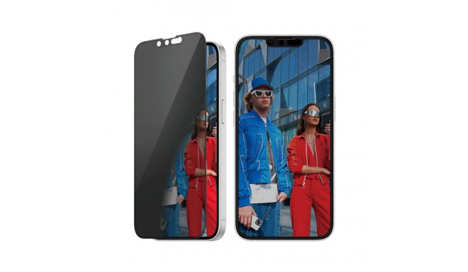 PanzerGlass Privacy Ultra Wide Fit privaatsuskarastatud klaas iPhone 16e / 14 / 13 / 13 Pro