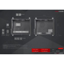 Mars Gaming MCELITE Premium Aluminum Tower PC Case mATX