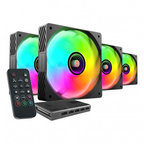 Mars Gaming MFSI4KIT arvuti jahutussüsteem arvutikorpuse ventilaator 12 cm must