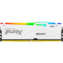 Kingston DDR5 - 64GB - 6000 - CL - 30, single (white, KF560C30BWEA-32, FURY Beast RGB, INTEL XMP, AM