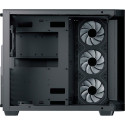Aerocool P500C-G-BK-v1, tower case (Black, Tempered Glass x 3)