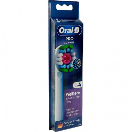 Braun Oral-B Pro 3D White brush heads 4-pack (white)