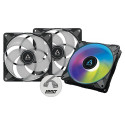 Arctic P14 PWM PST A-RGB, case fan (black, 3-pack)