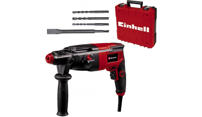 Bohrhammer TC-RH 620 4F Kit (schwarz/rot, 620 Watt, E-Box Basic, inkl. Bohrer und Meißel)