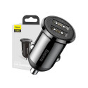 Ładowarka samochodowa Baseus Grain Pro 2x USB 4.8A (czarna)