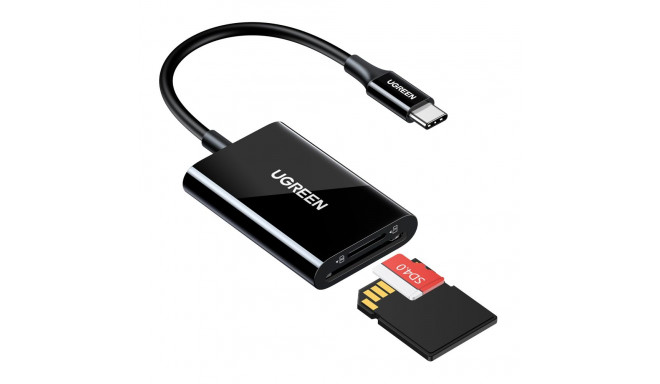 Card Reader SD, microSD USB-C 3.1, Black