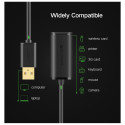 Kaablipikendus USB AM - AF 20m must US121 UGREEN
