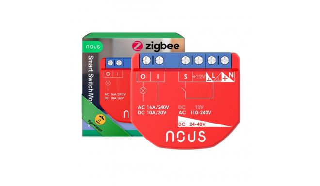 Nous B1Z ZigBee Smart Switch Module 1 channel, without Power Meter