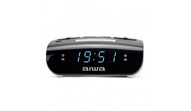 Dual Alarm Clock Radio, Black
