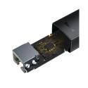 Interneti adapter USB A kuni RJ45 100Mbps, must