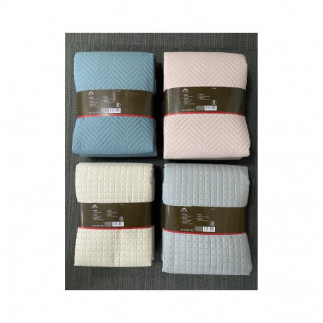 BEDSPREAD MICRO 160X220 CM HERRING PINK