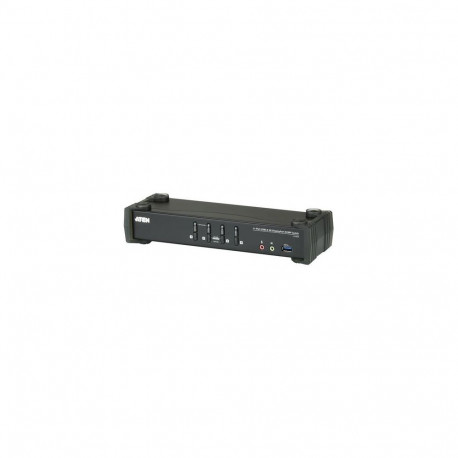 ATEN 4-Port USB 3.1 Gen 1 4K DisplayPort 1.2 KVMP™ Switch with Audio (KVM cables included)