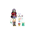 Monster High Jinafire Long Fashion Doll with Pet Dog Cloudy “Yun Yun” and 7 Accessories
