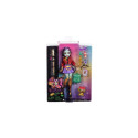 Monster High Jinafire Long Fashion Doll with Pet Dog Cloudy “Yun Yun” and 7 Accessories