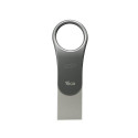 Silicon Power Mobile C80 USB flash drive 16 GB USB Type-A / USB Type-C 3.2 Gen 1 (3.1 Gen 1) Titaniu