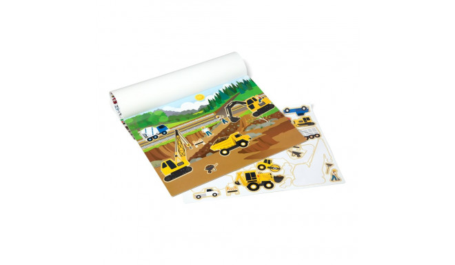 MELISSA & DOUG korduvkasutatavad kleebised Sõidukid