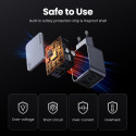 Ugreen Nexode Pro, USB + 2x USB-C, 65W + USB-C kaabel 1,5 m must