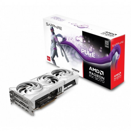 Graphics card Radeon RX 9070 PURE 16GB GDDR6 256bit 2DP/2HDMI