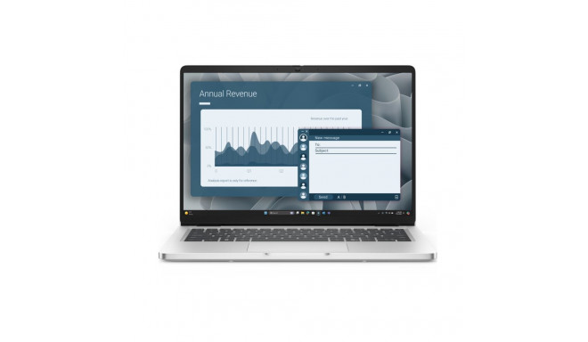 Dell Pro 14 PC14255 plaatinakarva hõbe 14" IPS FHD+ 1920 x 1200 pikslit matt AMD Ryzen AI 7 350 16 G