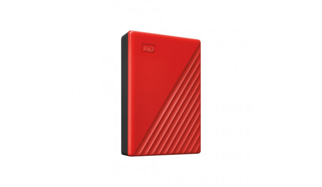 WD My Passport 4TB kaasaskantav kõvaketas USB3.0 USB2.0 ühilduv punane jaemüük