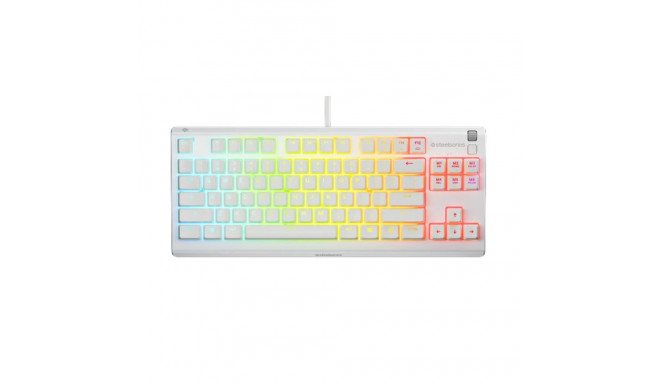 Keyboard SteelSeries Apex 3 TKL US, white