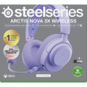 Steelseries Arctis Nova 3X juhtmevaba peavõru kõrvaklapid muusika/igapäevane bluetooth lavendlililla