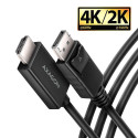 Axagon RVD-HI20C2 DP > HDMI kaabel 1,8 m, 4K/60Hz