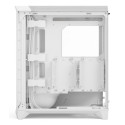 Fractal Design Meshify 3 valge RGB TG läbipaistev toon