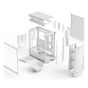 Fractal Design Meshify 3 valge RGB TG läbipaistev toon