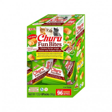 INABA Churu Fun Bites kana ja kõrvits - kassimaius - 8x12g