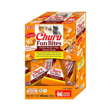 INABA kassimaiused Churu Fun Bites kanaga 8x12g