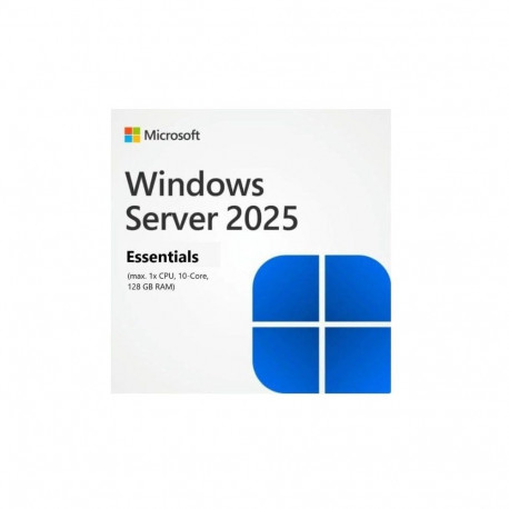 HPE Microsoft Windows Server 2025 10-core Essentials Reseller Option Kit en/cs/pl/ru/sv SW