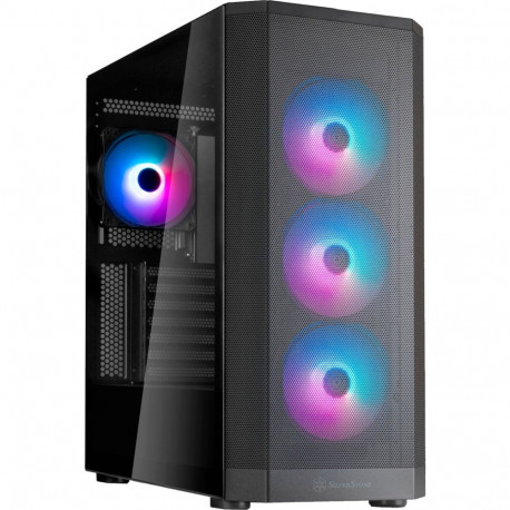 SilverStone FARA 514X, tower case (black, tempered glass)