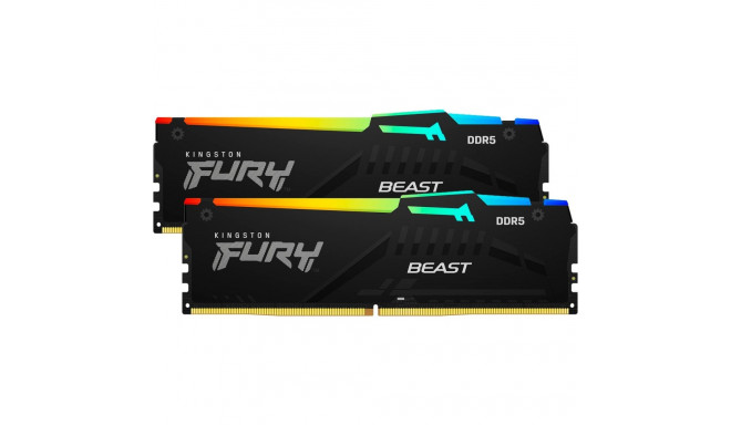 Kingston FURY DDR5 - 32GB - 6800 - CL - 34 (2x 16 GB) dual kit, RAM (black, KF568C34BBEAK2-32, FURY 