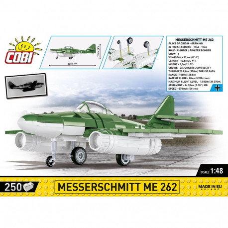 Klocki messerschmitt me262 ehitusklotsid