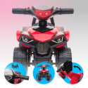 Jeździk pchacz chodzik dla dzieci na roczek Quad Good Year czerwony