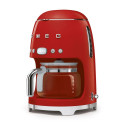 Coffee Maker - Smeg Drip Coffee Maker 10 Cups LED Display Red