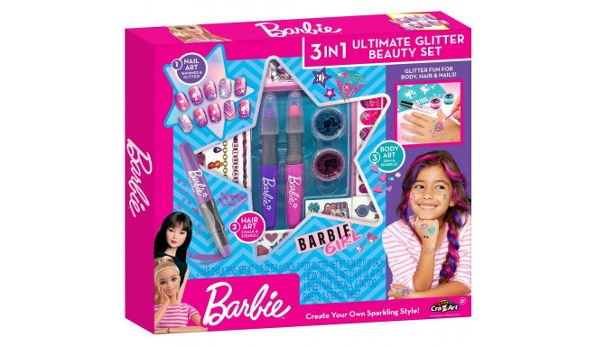 BARBIE Beauty Set 3 in 1 Ultimate Glitter