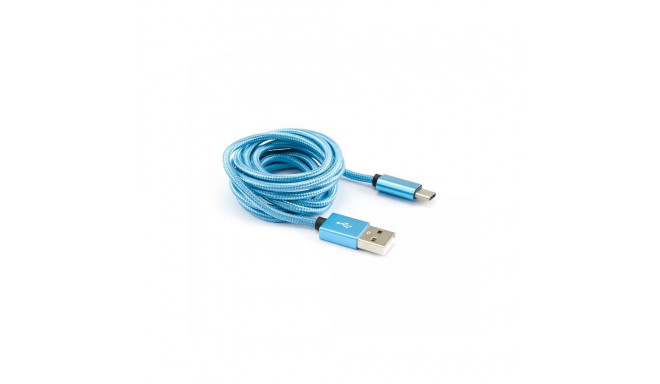 Sbox USB->Type C M/M 1.5m CTYPE-1.5BL Blue