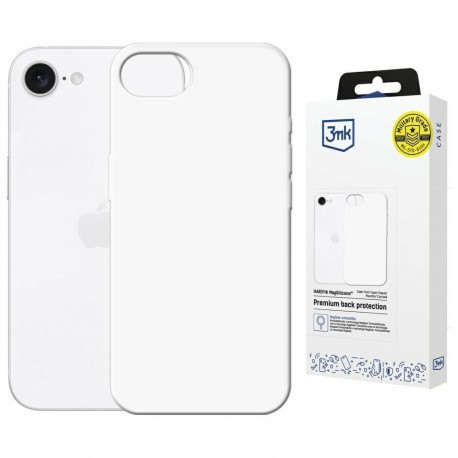 3MK Hardy MagSilicone Case for Apple iPhone 16e White