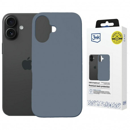 3MK Hardy MagSilicone ümbris Apple iPhone 16 ultramariinsinine